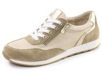 Andrea Conti, sommerliche Damen-Sneaker, Weite G, mit herausnehmbarem Fussbett BEIGE-TAUPE