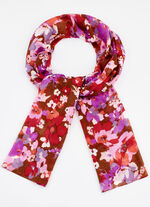 Schal mit Fantasieblüten-Dessin 