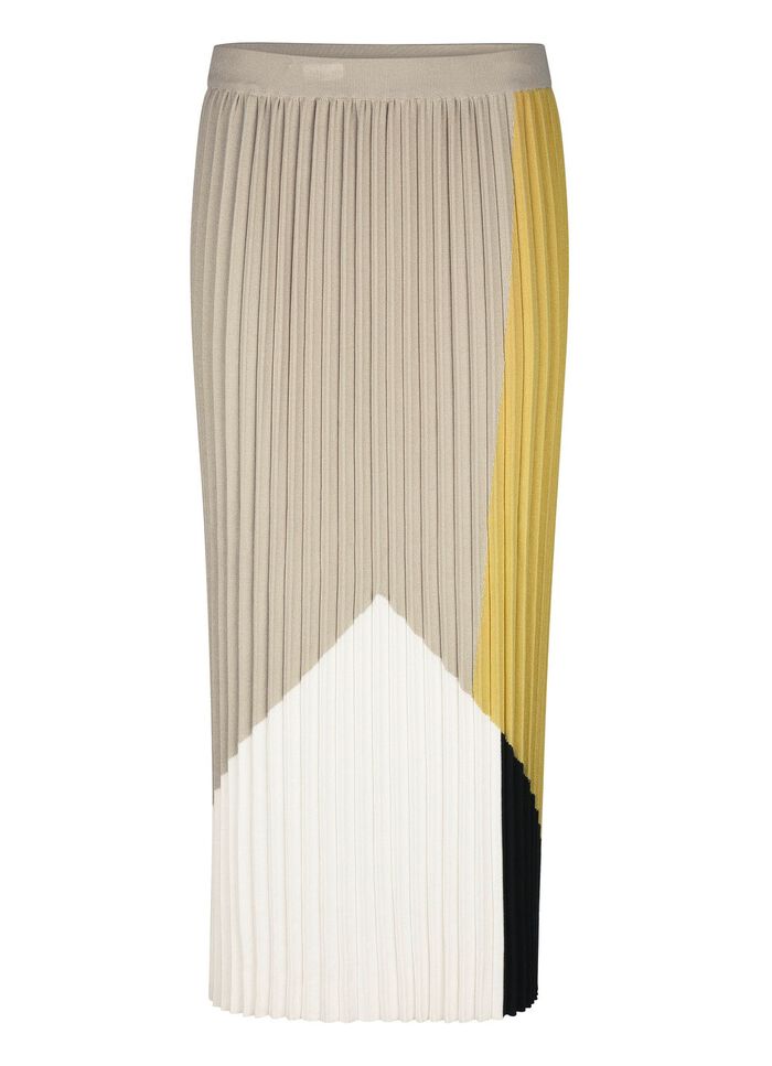 Jupe mit Plisseefalten 