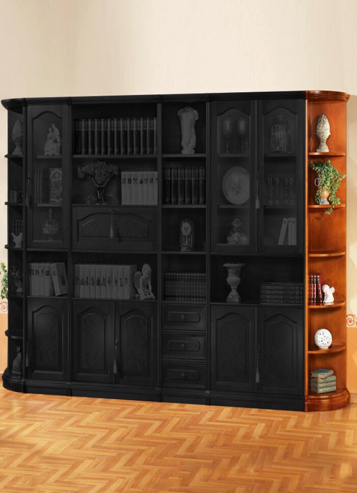 Teilmassive M&ouml;belserie mit Echtholzfurnier KIRSCHBAUM