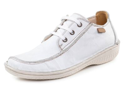 ELENA EDEN Schn&uuml;rschuh aus Nappaleder mit Knitter-Struktur 