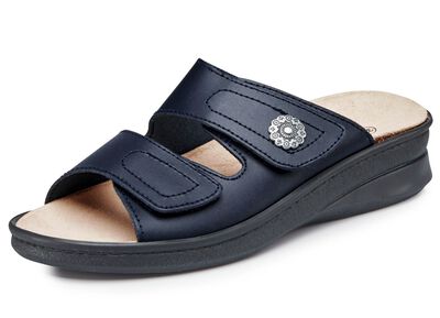 Bequeme Damen-Pantoletten, mit herausnehmbarem Fussbett 