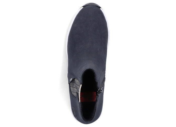 Rieker, modische Damen-Boots, Weite G, mit Reissverschluss DUNKELBLAU