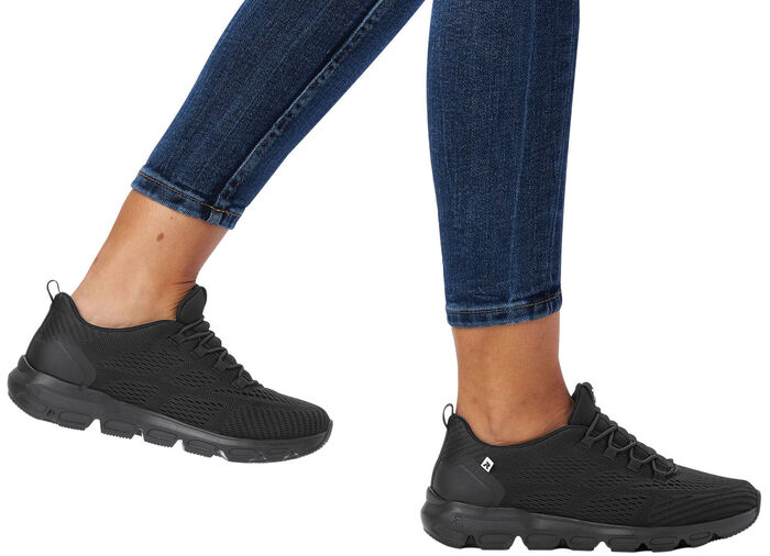Rieker Sneaker mit elastischer Zierschnürung SCHWARZ