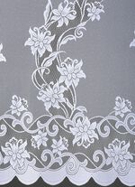 Langvorhang mit Faltenband 