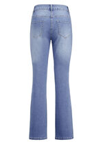 Jeans mit leicht ausgestellter Beinweite HELLBLAU