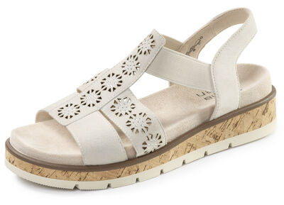 ELENA EDEN, sommerliche Damen-Sandalen, Weite G, mit herausnehmbarem Fussbett 