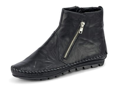 Gemini, bequeme Damen-Stiefeletten, Weite G, mit herausnehmbarem Fussbett 