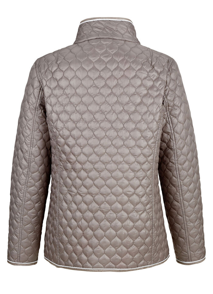Wendejacke mit grafischem Steppmuster