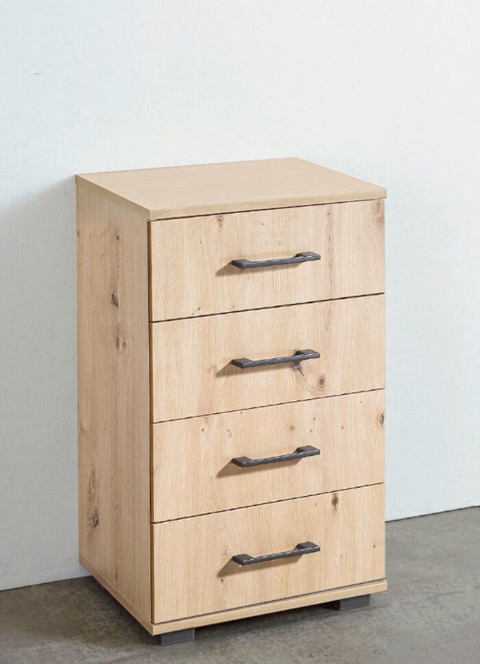 Schubladen-Kommode, hochwertige, stabile Ausf&uuml;hrung ARTISAN EICHE