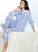 Zweierpack Pyjamas mit Bündchen und Sternchendessin 