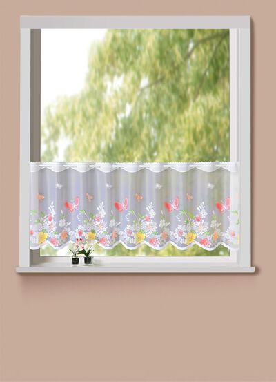 Kurzstore aus handkoloriertem Jacquard 