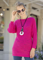 Pullover aus Bändchengarn 