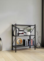 Standregal mit Rahmen aus Metall ANTHRAZIT