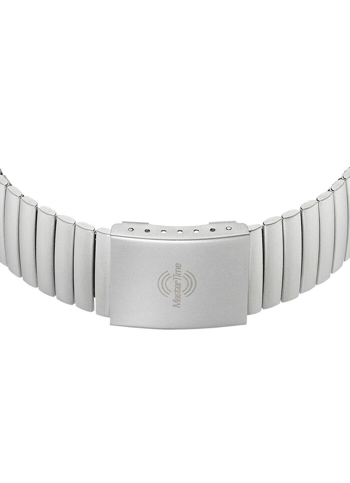 Master Time Funk-Herrenuhr mit Edelstahlzugband