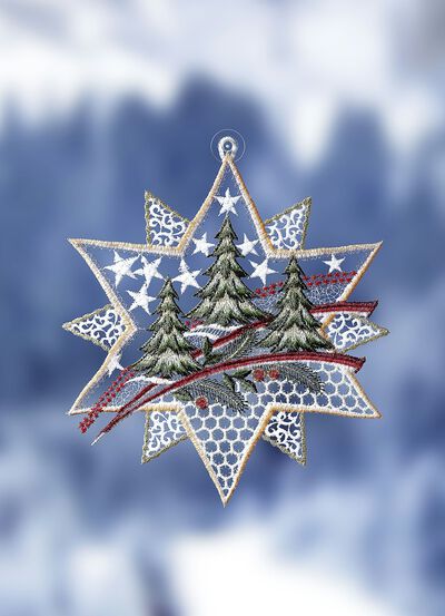 Fensterbild &laquo;Tannen&raquo; 