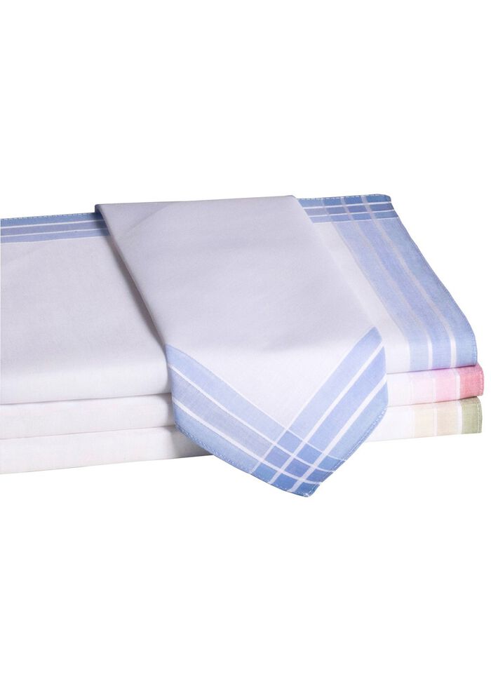 Damen-Stofftaschent&uuml;cher aus reiner Baumwolle 