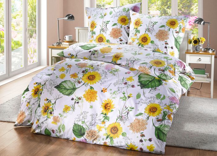 Renforc&eacute; Bettw&auml;sche-Garnitur mit Reissverschluss 