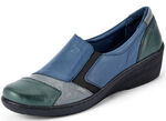 Gemini Slipper mit seitlichen Gummizügen JEANS-TANNE-GRAFIT