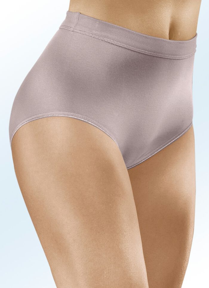 Dreierpack Slips mit weichem Dehnbund ROSENHOLZ