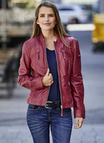 Lederkurzjacke von «Cabrini» 