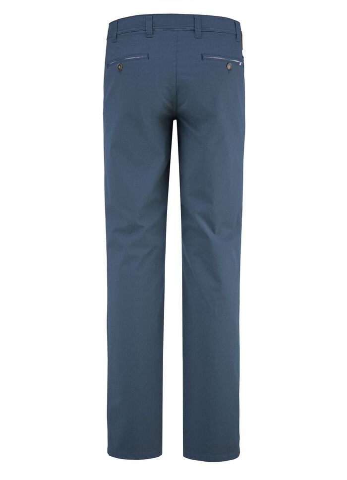 &laquo;Br&uuml;hl&raquo;-Hose mit Bund&uuml;bertritt in 3 Farben DUNKELBLAU