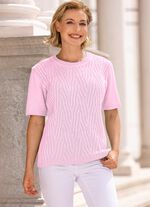 Pullover in Strukturmix 