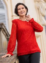 Spitzenshirt in 2 Farben 