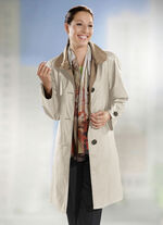 Kurzmantel in ausgestellter Form SAND