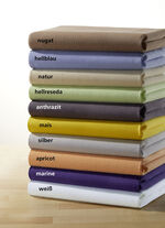 Spannbetttücher mit Sanfor-Ausrüstung WEISS