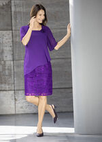 Kleid in 2-in-1-Optik 