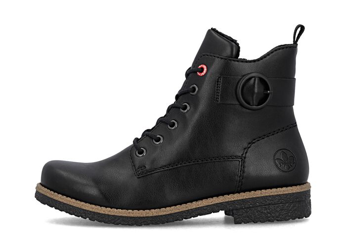 Rieker, klassische Damen-Stiefeletten, mit Reissverschluss SCHWARZ