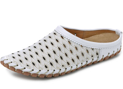 Gemini, sommerlicher Damen-Sabot, Weite G, mit herausnehmbarem Fussbett 