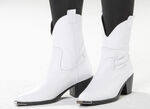 Gemini Western-Stiefel aus Rind-Nappaleder WEISS