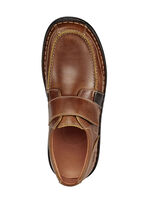 GINO GALANTE, klassische Herren-Slipper, mit herausnehmbarem Fussbett COGNAC