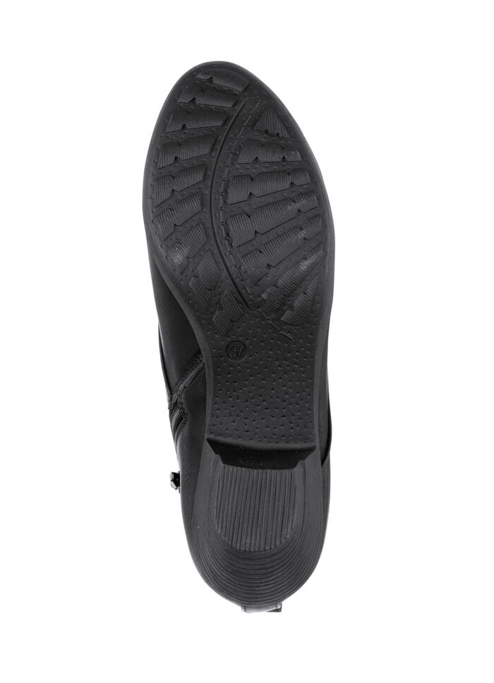 Andrea Conti Schnür-Stiefelette aus Synthetik SCHWARZ