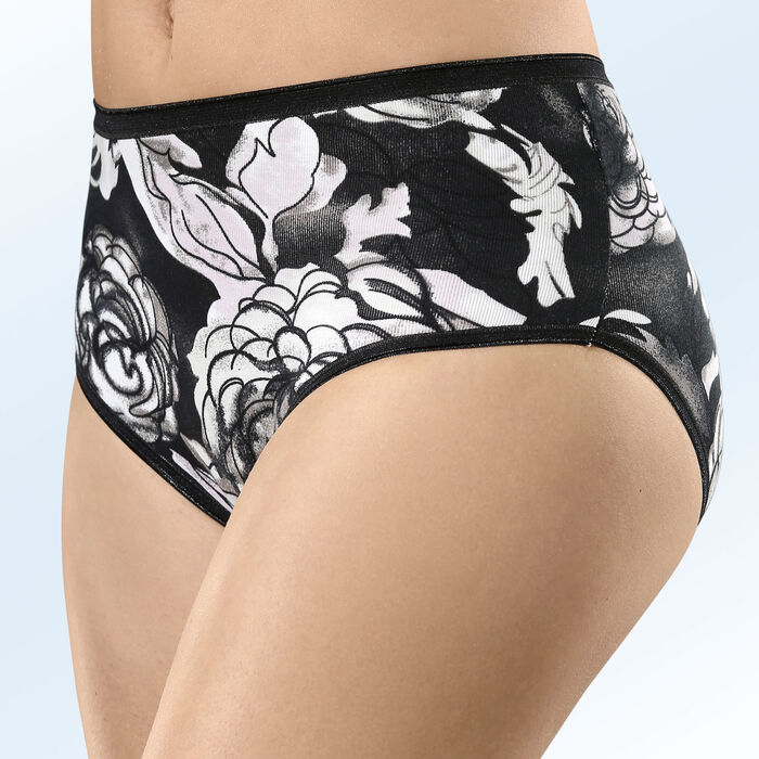 Viererpack Slips mit elastischen Abschl&uuml;ssen 