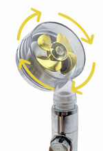 Duschkopf Aquadon EcoTornado mit genialem Turbinen-Effekt GOLD