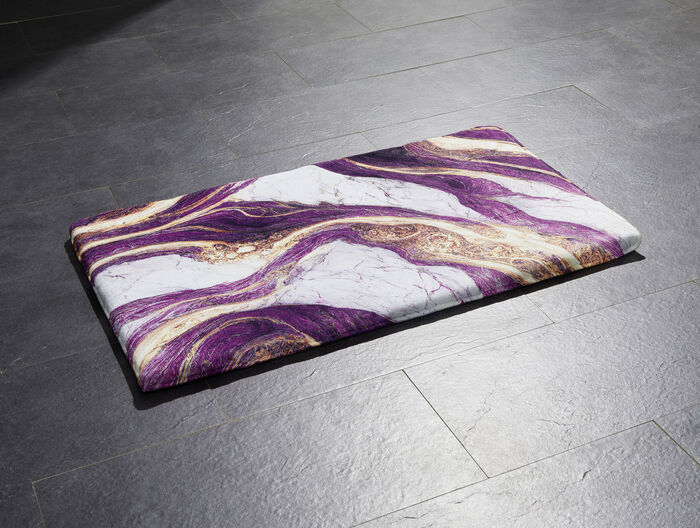 Badgarnitur in barfussweicher Qualität AUBERGINE