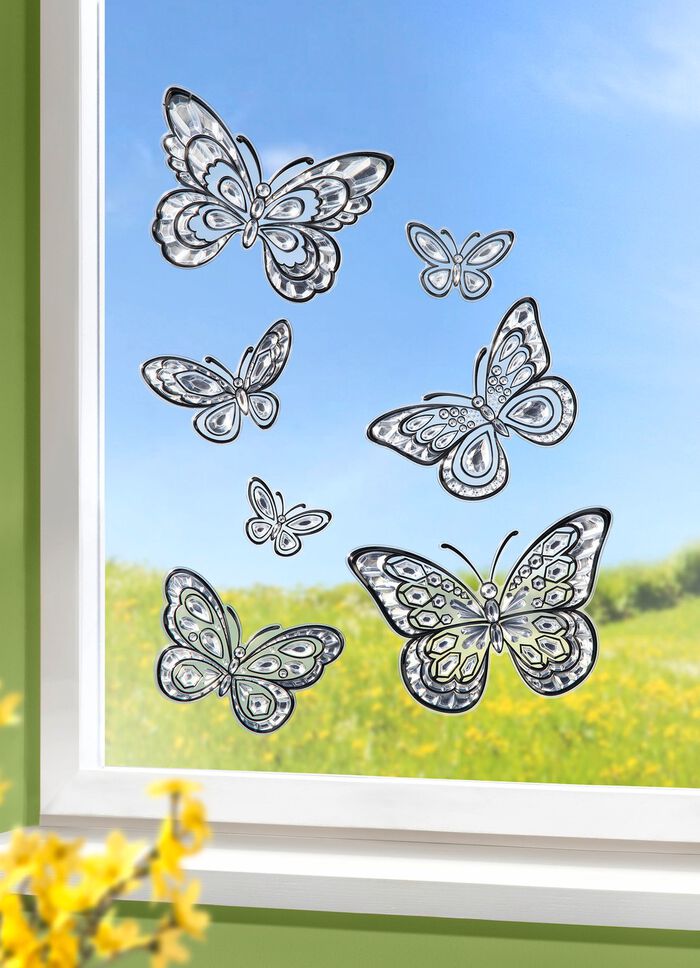 3D-Fensterdekoration Schmetterlinge 