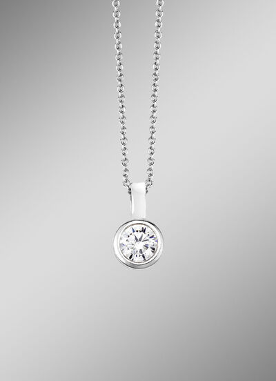 Zauberhafter Anhänger mit synth. Zirkonia 