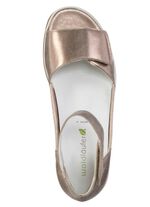 Waldl&auml;ufer Sandale mit herausnehmbarem Lederfussbett 