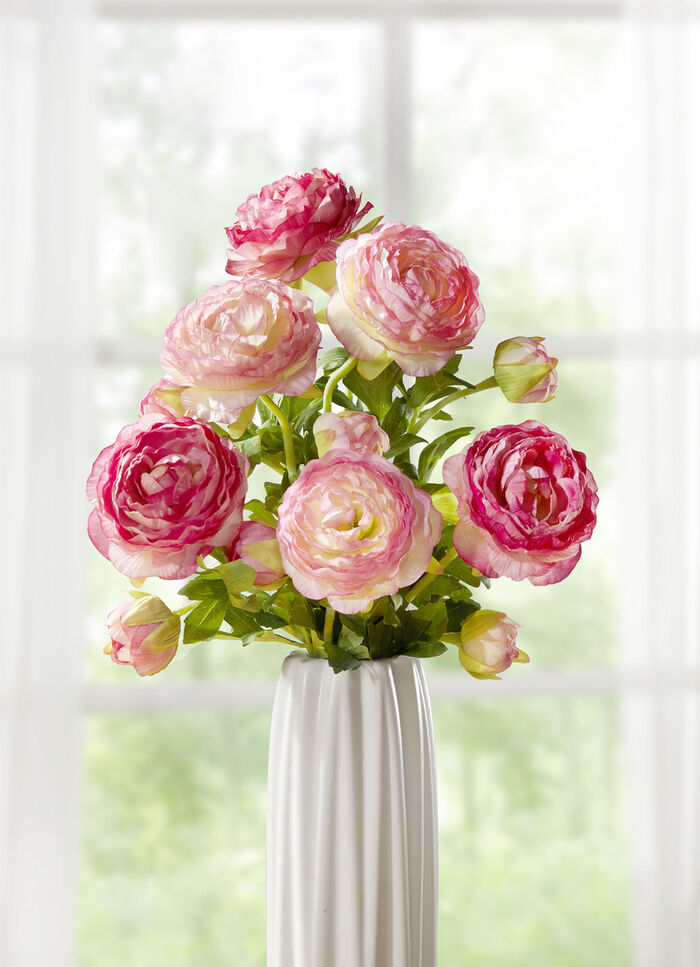 Ranunkel-Zweig, 6er-Set 