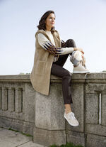 Longweste mit Druckerleiste 