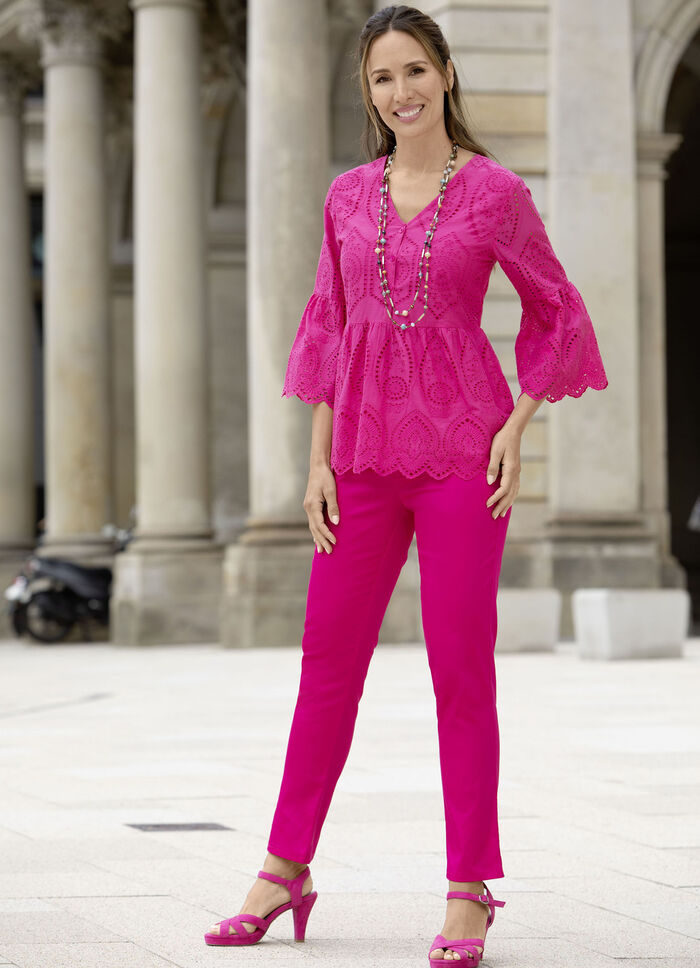 Tunika mit V-Ausschnitt 