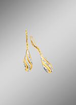 Diamantierte Ohrringe in Bicolor 