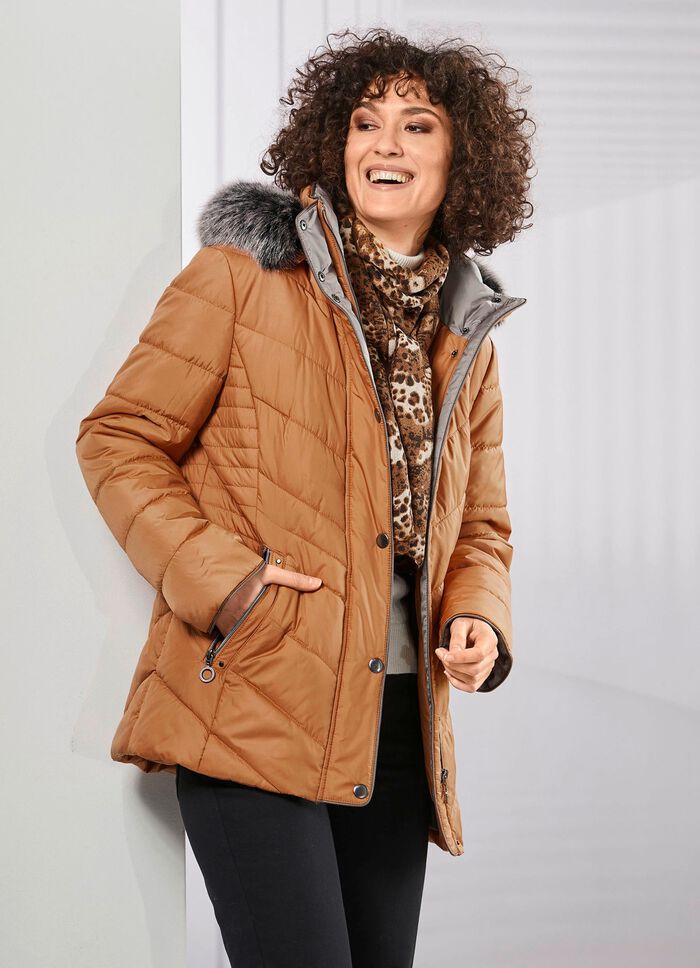 Jacke in 2 Farben KARAMELL