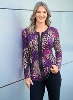 Shirtjacke mit praktischem Reissverschluss 