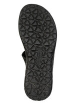 Waldläufer, bequeme Damen-Sandalen, Weite H, mit herausnehmbarem Fussbett SCHWARZ