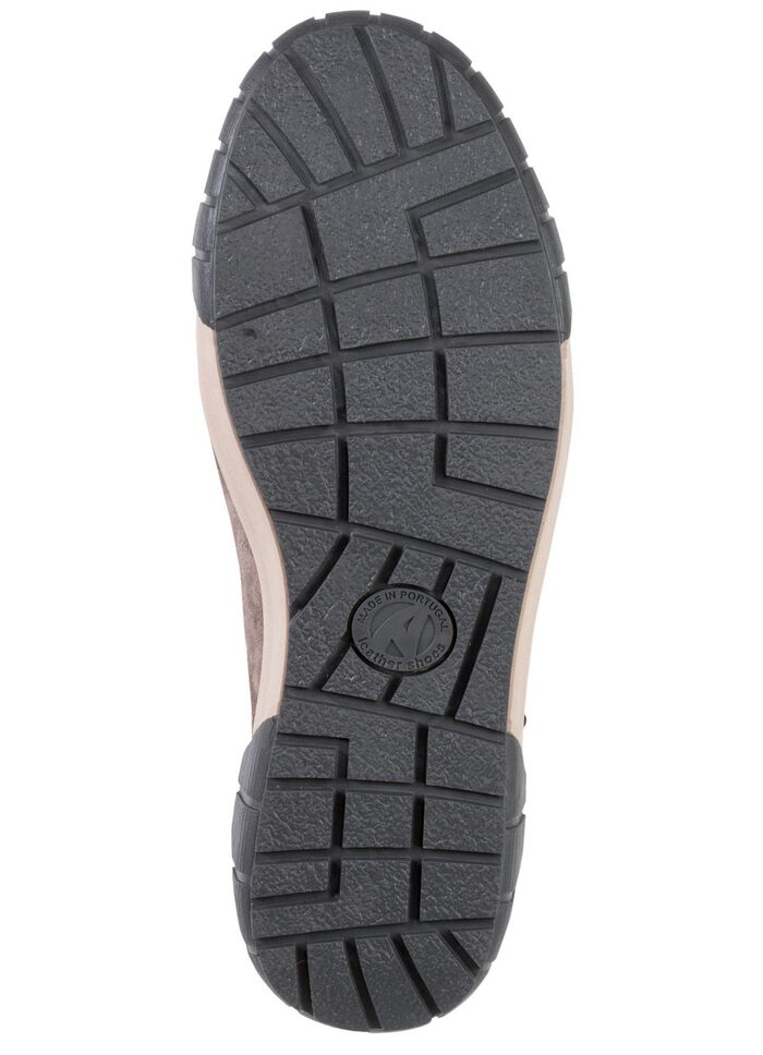 ELENA EDEN Schn&uuml;r-Bootie mit zwei Seitenreissverschl&uuml;ssen TAUPE